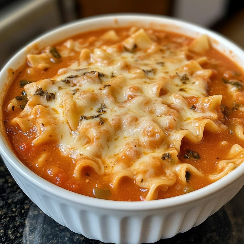 Creamy Lasagna Soup