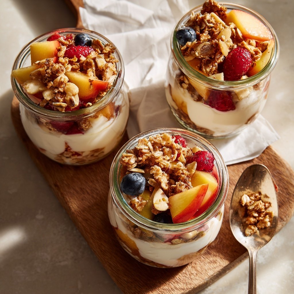 Healthy Snack Yogurt Parfaits