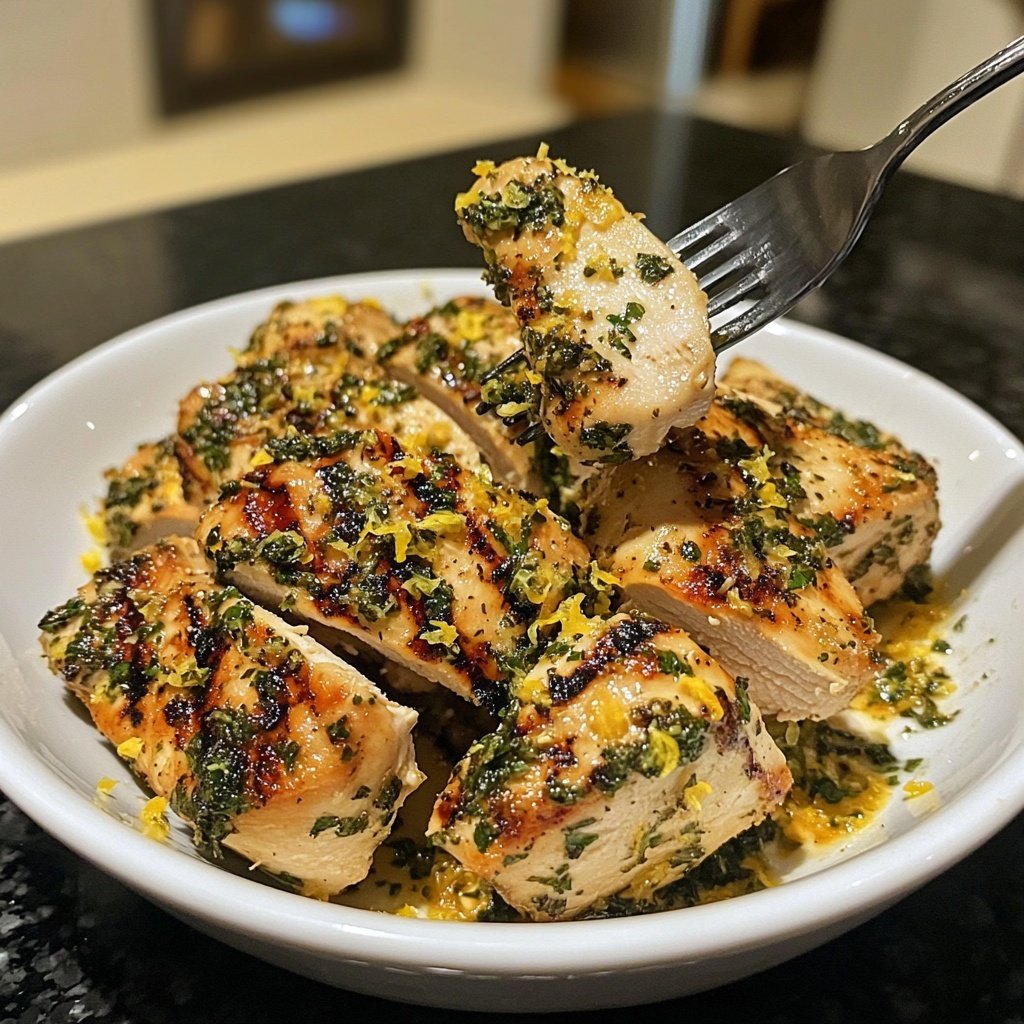 Grilled Lemon Herb Chicken Bowl