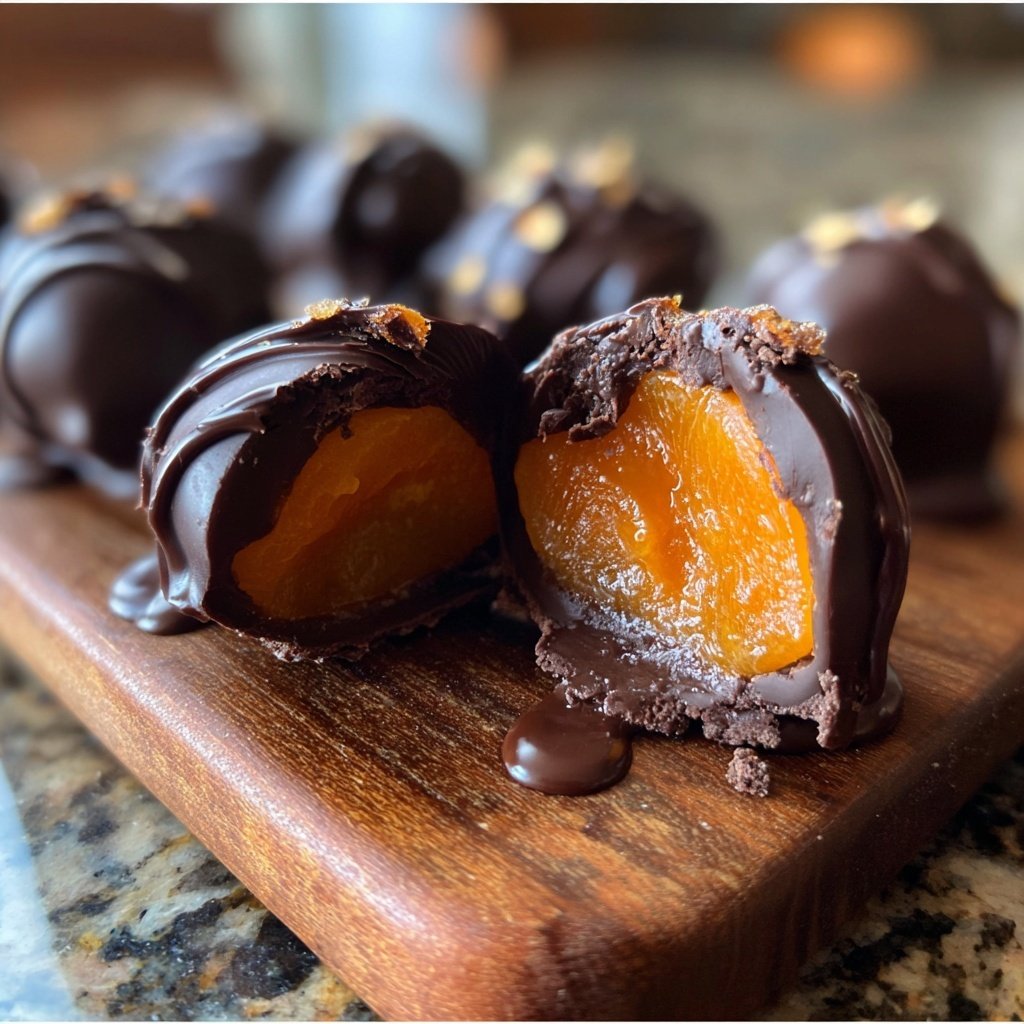Valentines Snacks Chocolate Covered Apricots