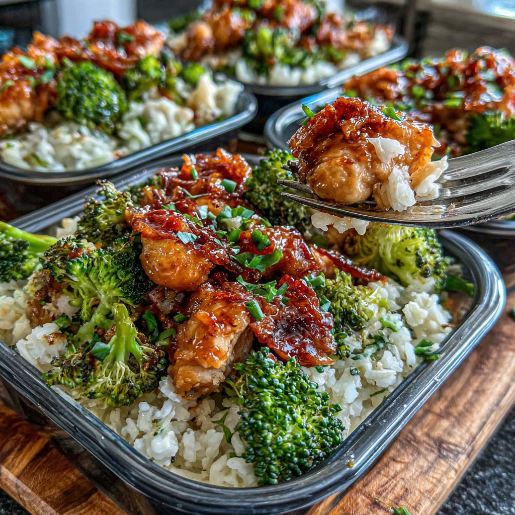 High Protein Chicken And Rice Meal Prep