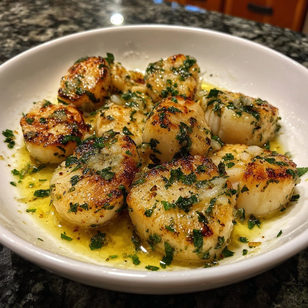 Romantic Garlic Butter Scallops