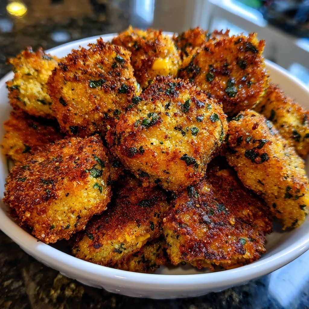Crispy Polenta Veggie Nuggets