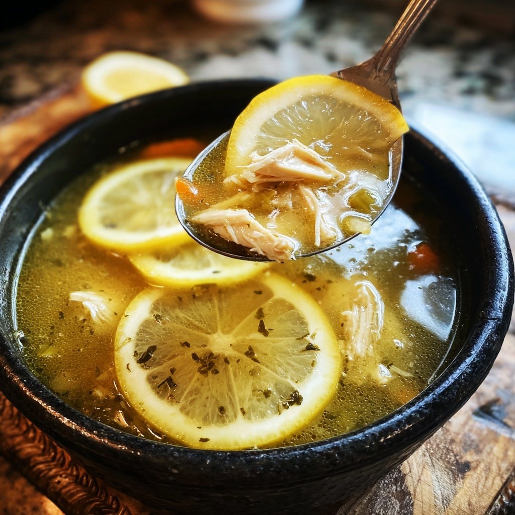 Spring Chicken Soup With Lemon