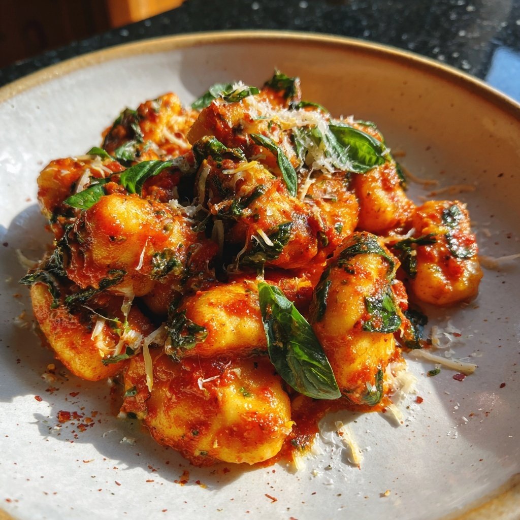 Sunday Tomato Basil Gnocchi