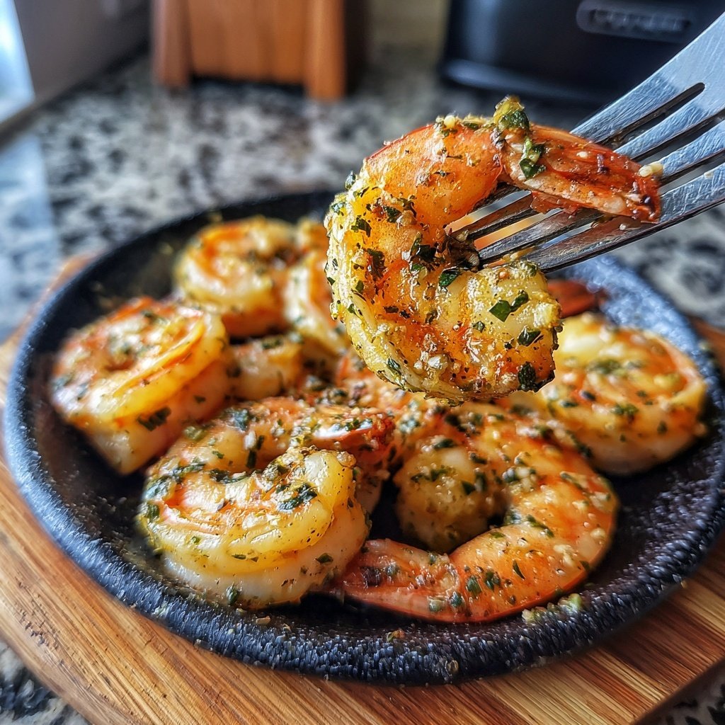 Garlic Butter Shrimp with White Wine